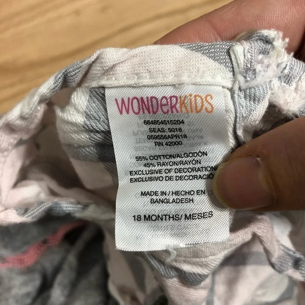 18 Months Long Sleeve Fall Winter Top Bundle Girls Baby Clothing Lot